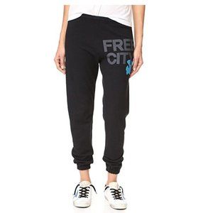 Free City Long Black Sweatpants XL